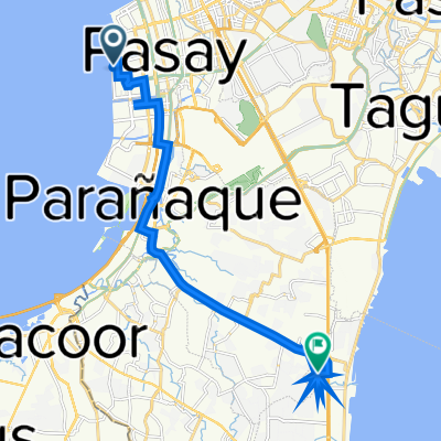 Seaside Boulevard, Pasay to C2XR+HR4, Muntinlupa