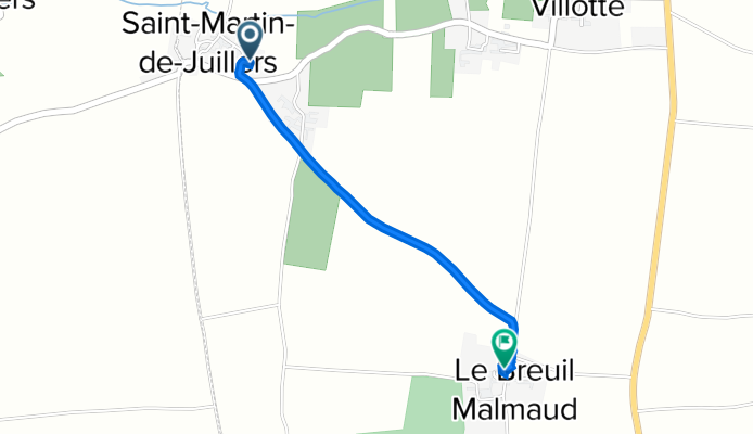 4 Rue de la Mairie, Saint-Martin-de-Juillers à 6 Rue de la Garenne, Saint-Martin-de-Juillers