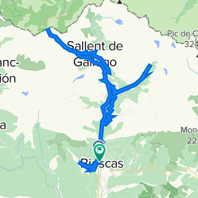 Biescas-Hoz de Jaca-Balneario Panticosa-Lanuza-Formigal-Portalet-Aso de Sobremonte-Biescas