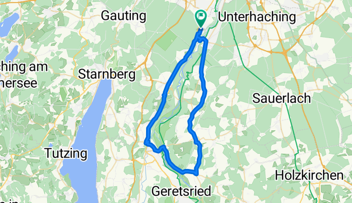 Pullach-Schäftlarn-Puplinger Au-Ascholding-Egling-Dingharting-Grünwald-Pullach