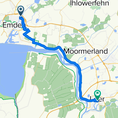 Klein-von-Diepold-Straße 16, Emden nach Ledastraße 10, Leer (Ostfriesland)