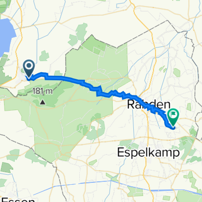 Zu den Feldkämpen 112, Quernheim nach Tonnenheider Straße 94, Rahden