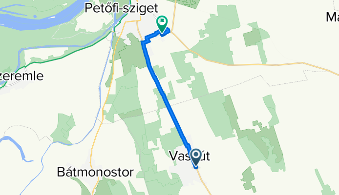 Kossuth Lajos utca 97., VaskĂșt to Herceg Ferenc utca 10., Baja