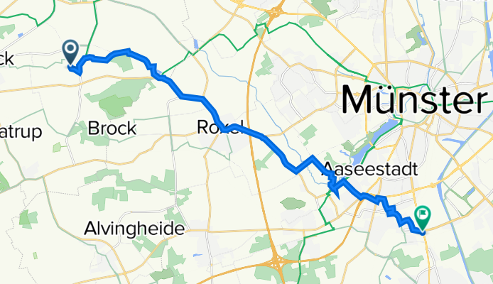 Herkentrup 17, Havixbeck nach Hammer Straße 420, Münster