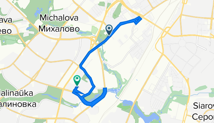 Железнодорожная улица, Минск до Московский, Минск
