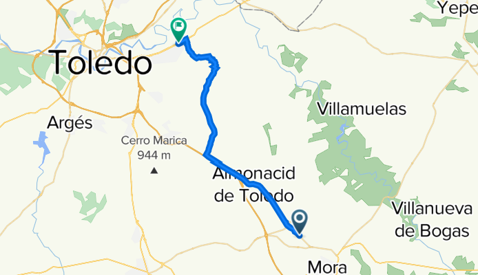 Carretera de Toledo-Mora, Mascaraque a Avenida del Río Ventalomar, 4, Toledo