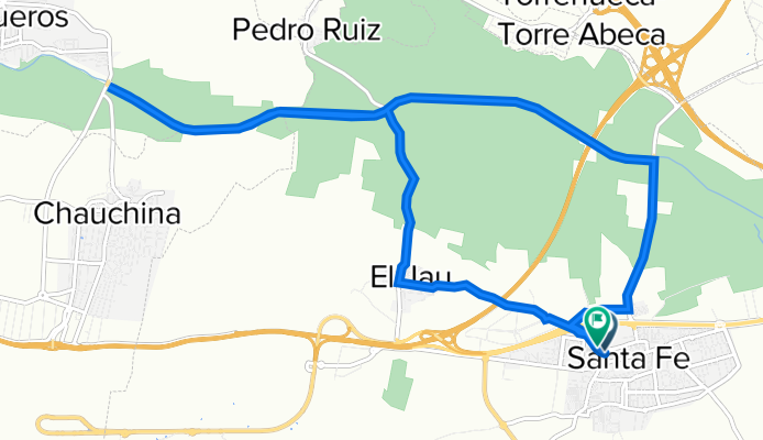 Calle de Calderón, 90, Santa Fe a Calle de Buenavista de Santa Fe, 1–7, Santa Fe