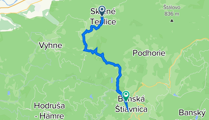 Most dreva, Sklené Teplice do Námestie svätej Trojice 969