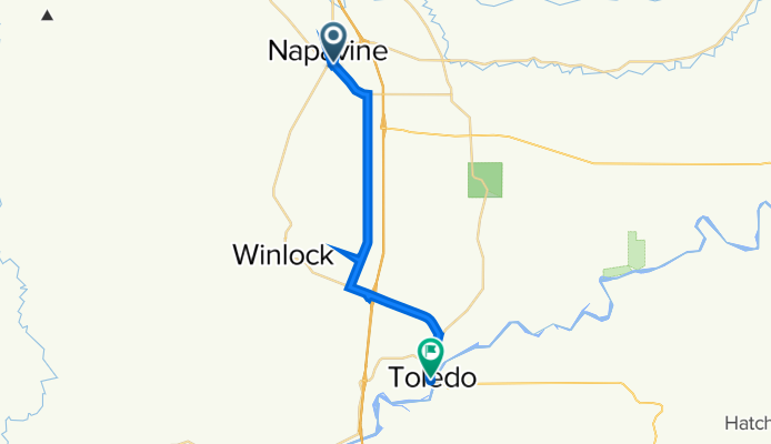 213 E Washington St, Napavine to N Third St, Toledo