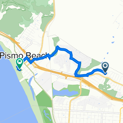 221 Ridge Rd, Pismo Beach to 100 Pomeroy Ave, Pismo Beach