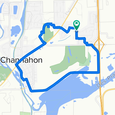 24500 S Valley Dr, Channahon to 24464 S Valley Dr, Channahon