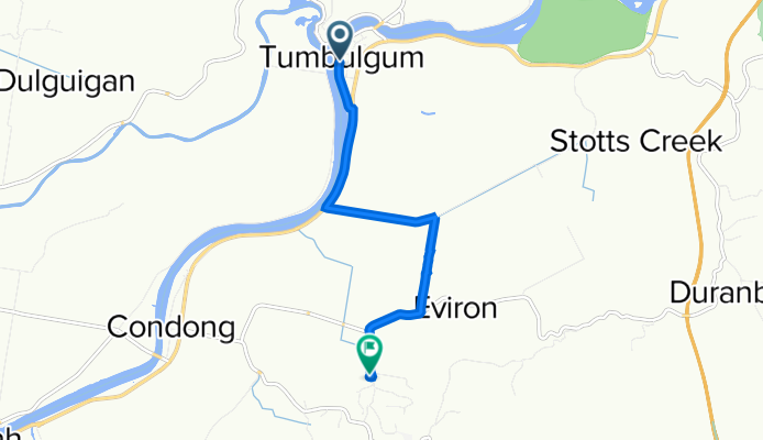 Riverside Drive 126, Tumbulgum to Norths Lane 75, Nunderi