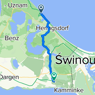 Bergstraße 21A, Heringsdorf nach Garz