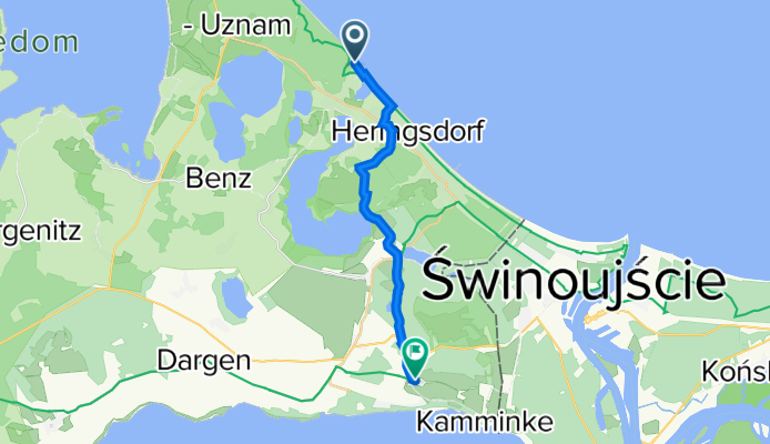 Bergstraße 21A, Heringsdorf nach Garz