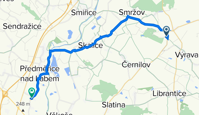 работа Route from Libřice