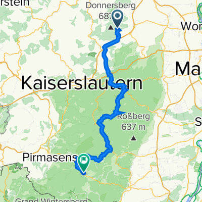 Kastanienweg 11, Dannenfels nach B427, Dahn