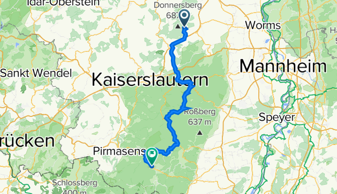 Kastanienweg 11, Dannenfels nach B427, Dahn