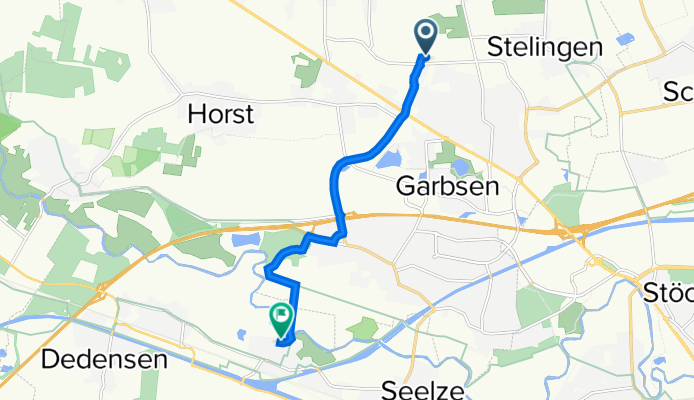 Dieselstraße 41, Garbsen nach Im Grauland 9A, Seelze