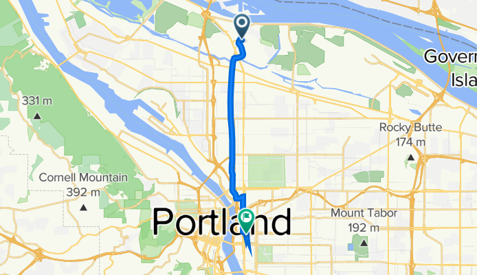 324 NE Walker Ct, Portland to 931 SE 6th Ave, Portland