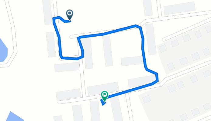 От улица Льва Толстого 13, Ершов до улица Некрасова 26, Ершов