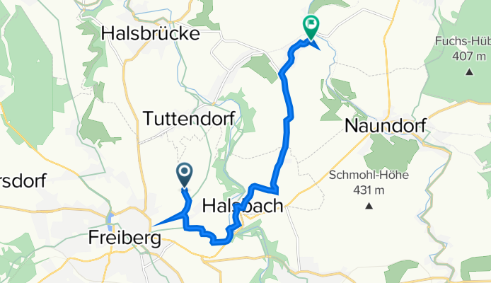Fuchsmühlenweg 6F, Freiberg nach Erbgerichtsweg 13, Halsbrücke