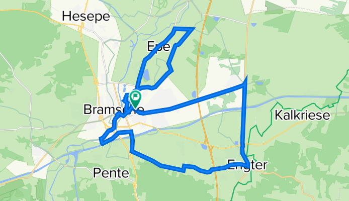 Nachtigallenweg 10, Bramsche nach Nachtigallenweg 7, Bramsche