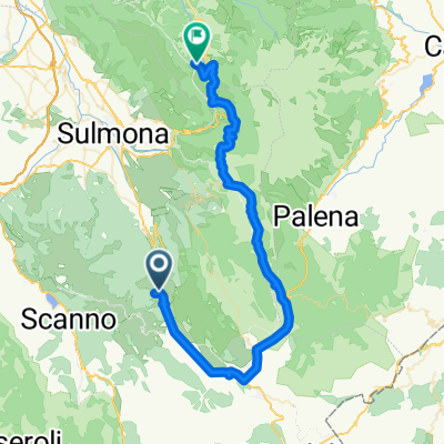 rocca pia - 5 miglia - palena - campo giove - passo s leonardo - rocca caramanico