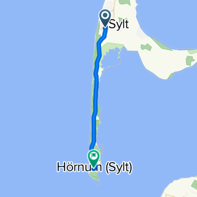 Meisenweg 20, Sylt nach Budersandstraße 51, Hörnum (Sylt)