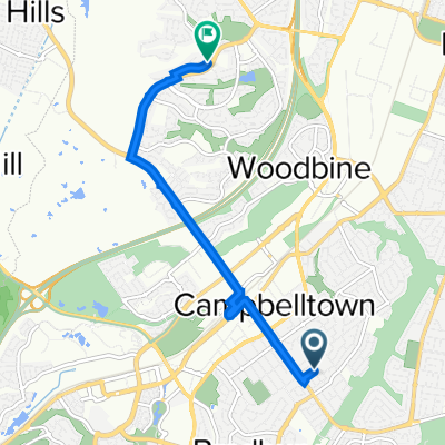 12 Bilgola St, Campbelltown to 15 Minchinbury Tce, Eschol Park
