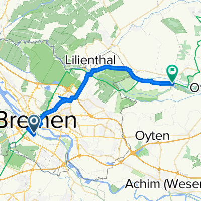 Roßbachstraße 31, Bremen nach Landstraße 22, Ottersberg