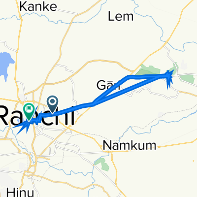 Hazaribagh Road, Ranchi to Shree Vishnu Talkies Lane 24834, Ranchi