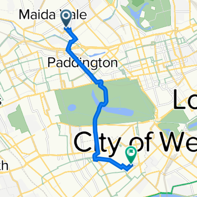 20 Formosa St, London to 6-10 Draycott Pl, London