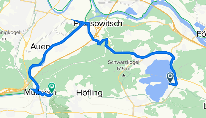 Strand-Nord 4, Adamówek nach Warmbaderstraße 34