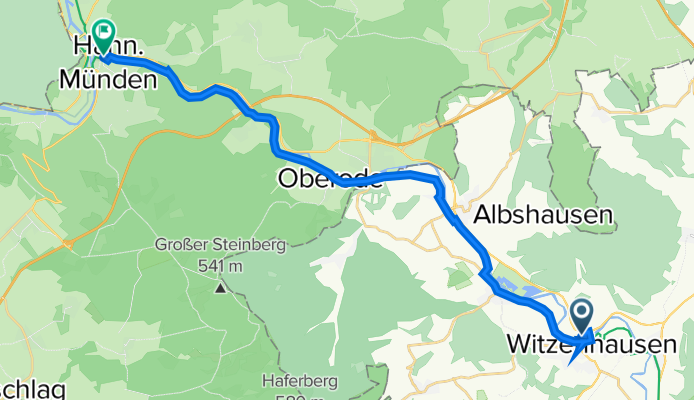 Hinter dem Deich 9, Witzenhausen nach Vor der Burg 7, Hann. Münden