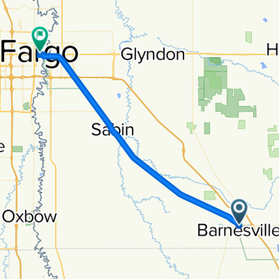 Front Street North 624, Barnesville to North Broadway Drive 122 1/2, Fargo