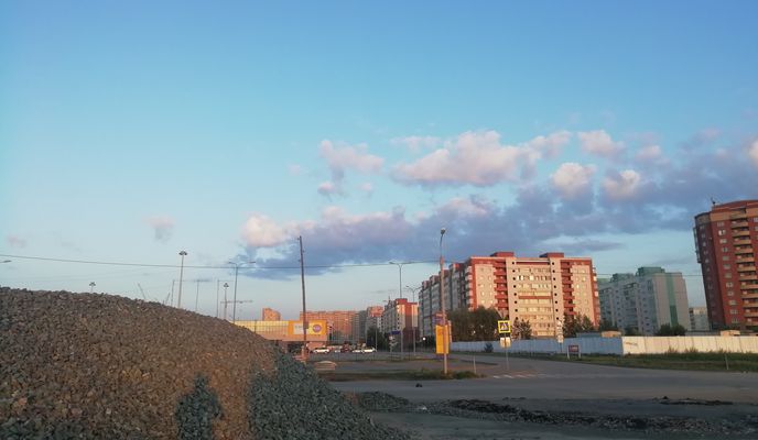 Photo 1 of the Bikemap route "От улица Мельничная 89 корпус 2, Омск до улица Мельничная 89 корпус 1, Омск"