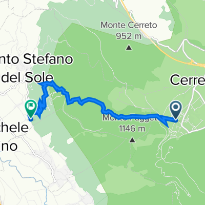 Via Dante Alighieri 51, Volturara Irpina a Strada Provinciale 195, Santo Stefano del Sole