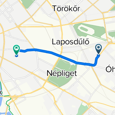 Szent László tér 17., 布达佩斯 to Práter utca 53., 布达佩斯