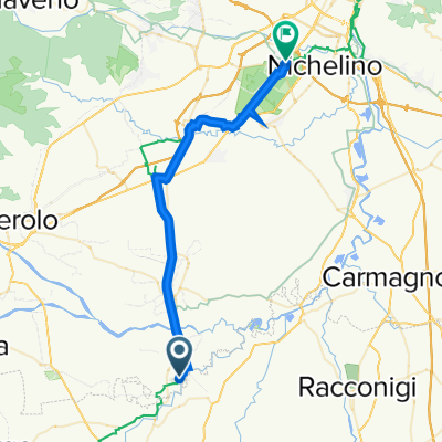 Da Via IV Novembre 55, Villafranca Piemonte a Viale Torino 9, Stupinigi