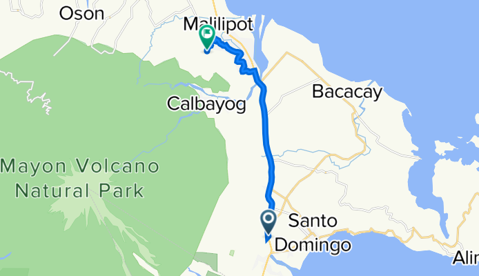 Bicol 630, Santo Domingo to Busay Falls, Malilipot