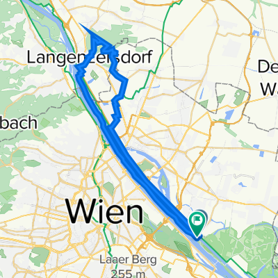 Donauinsel Bisamberg Elisabethhöhe Schottertrail