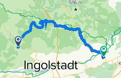 Route in der Bikemap App öffnen