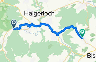 Route in der Bikemap App öffnen
