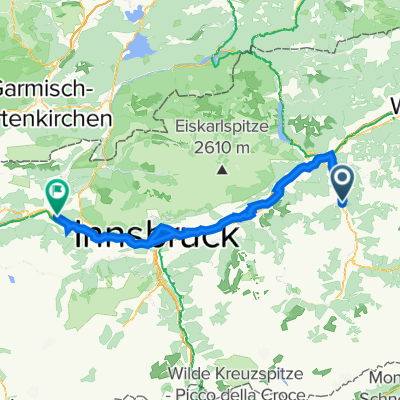 Dorfstraße 62, Uderns nach Tiroler Straße 31, Oberpettnau