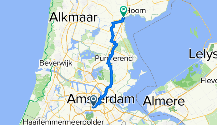 Amstelveenseweg 262, Amsterdam nach De Hulk, Berkhout