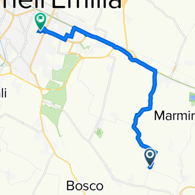 Via Umberto Cantù 34, Reggio nell'Emilia a Via Angelo Musco 3, Reggio nell'Emilia