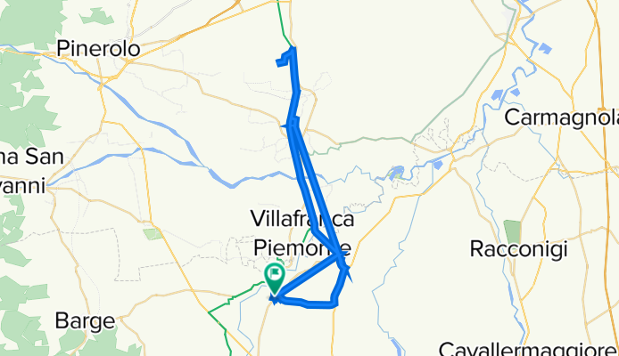 Da Via Salesea 5, Cardè a Via Salesea 12, Cardè