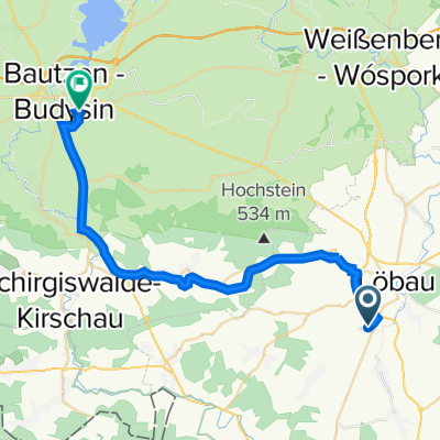 Am Nonnenberg 6, Großschweidnitz nach Karl-Liebknecht-Straße 39, Bautzen