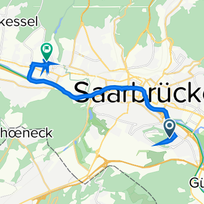 Behringstraße 7, Saarbrücken nach Altenkesseler Straße 17/B1, Saarbrücken