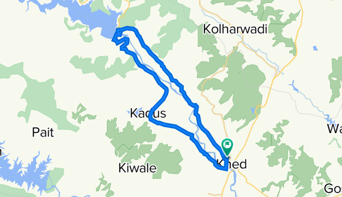 Tinhewadi Road, Rajgurunagar to Tinhewadi Road, Rajgurunagar